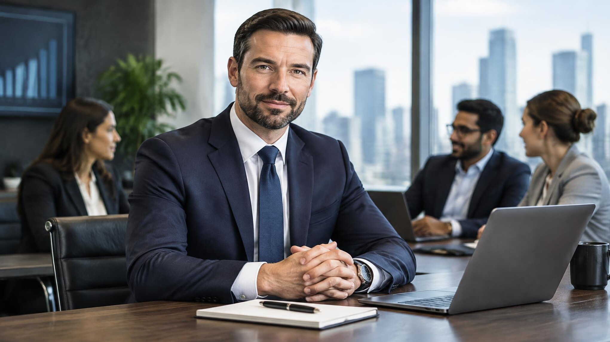 businessman in suit