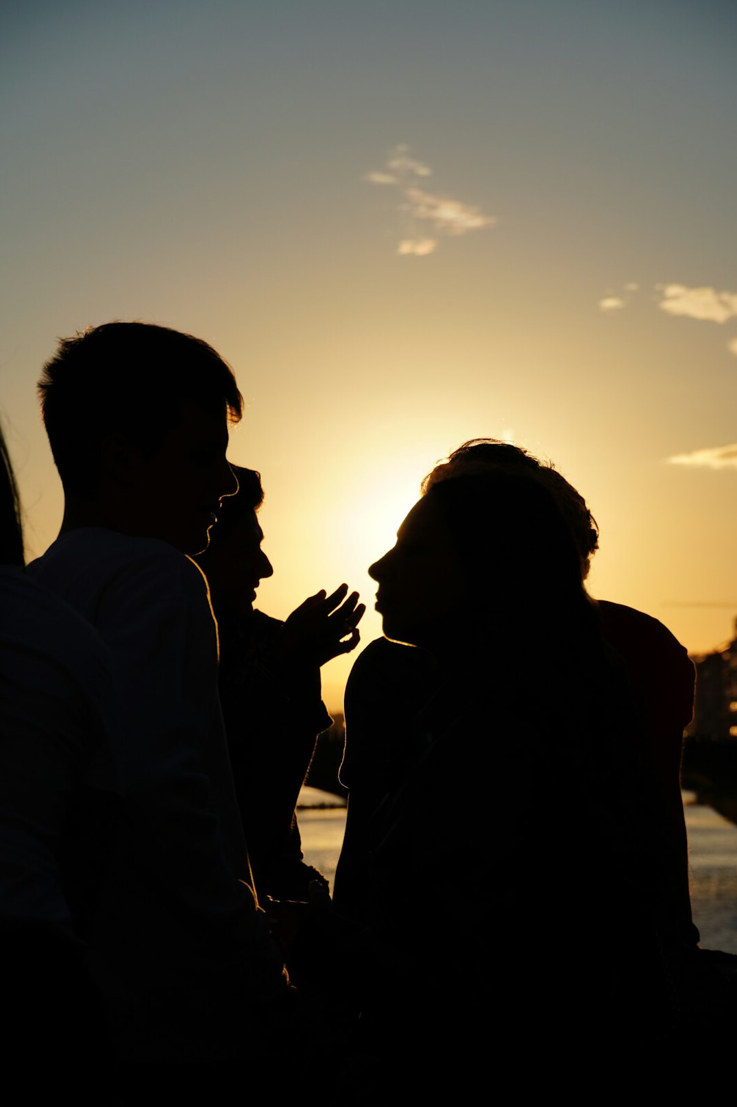 group of people discussing