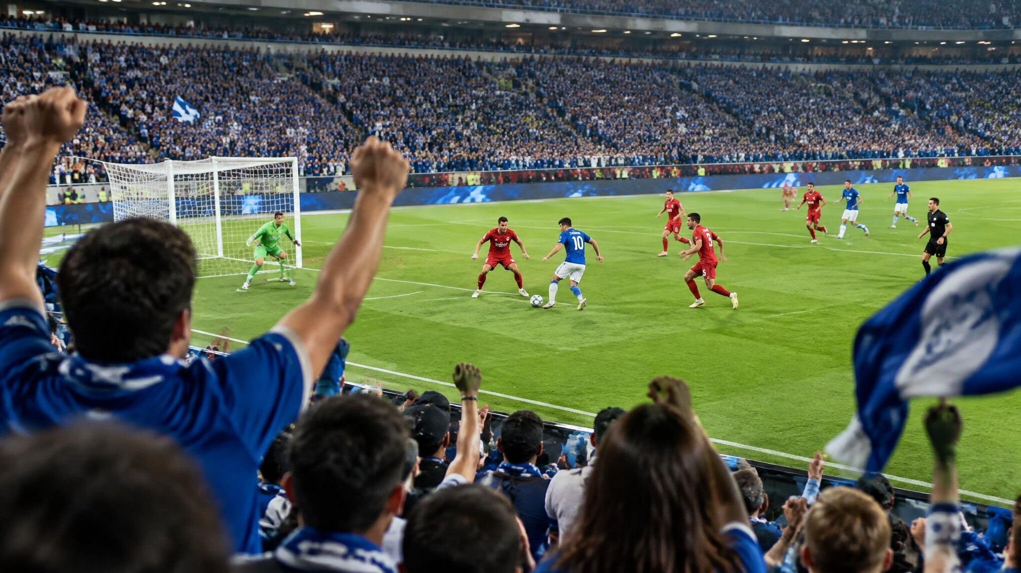 stadium crowd cheering