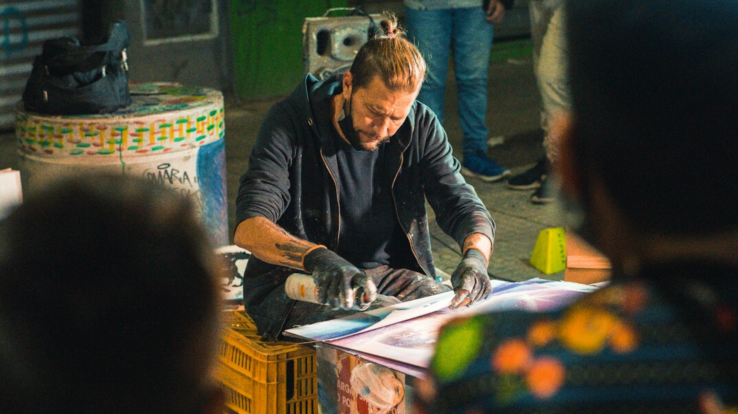 director discussing script