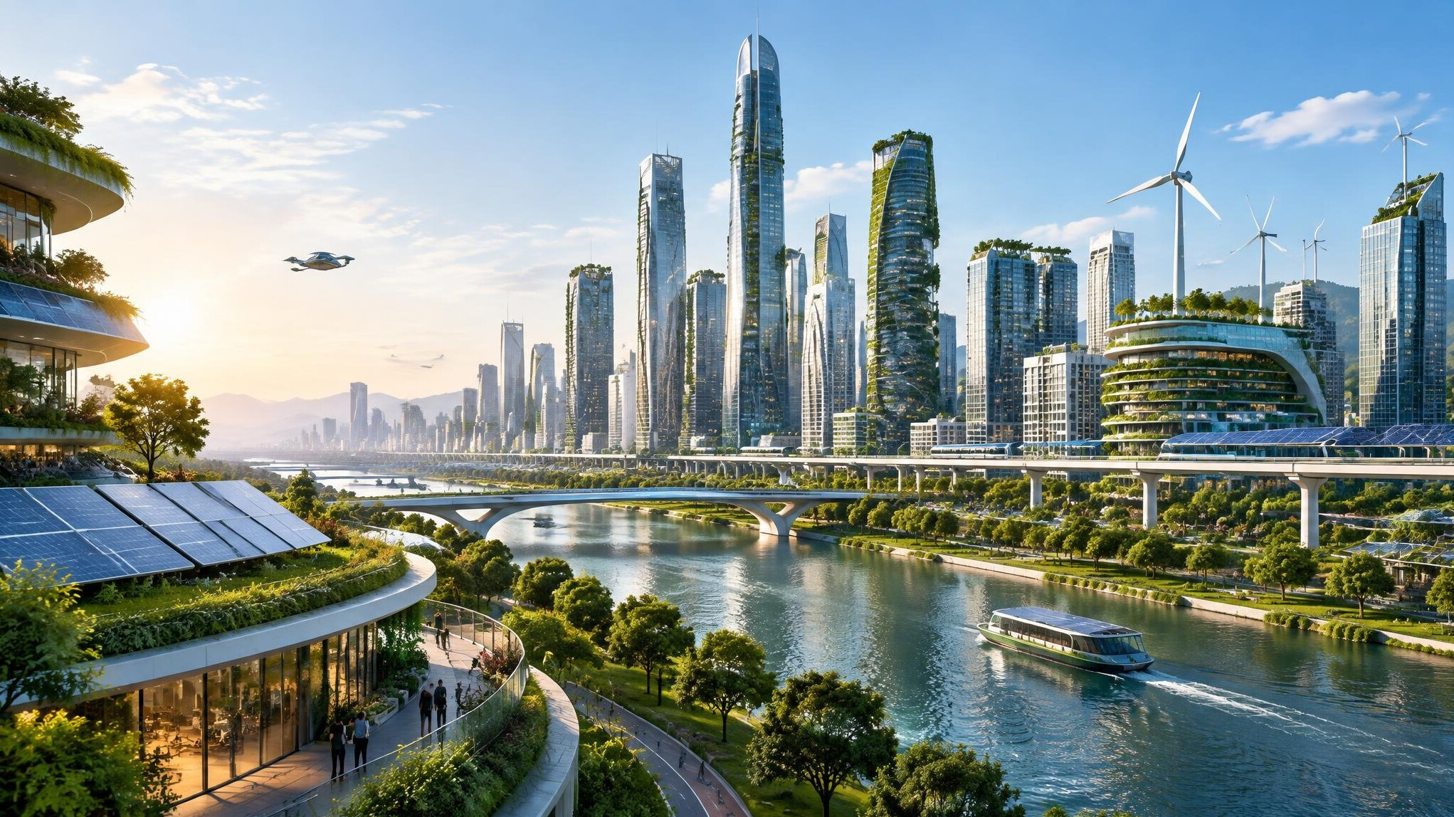 future city skyline